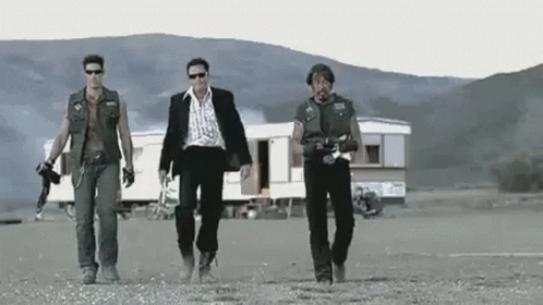 Walk Off Explosion Michael Madsen GIF