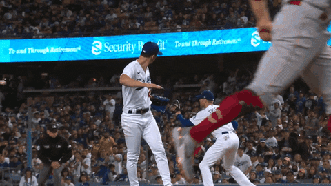Walker Buehler Missed Pitch GIF