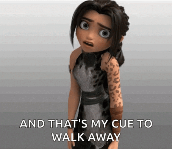 Walking Away Eep The Croods GIF