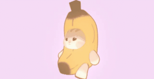 Walking Banana Cat Meme GIF