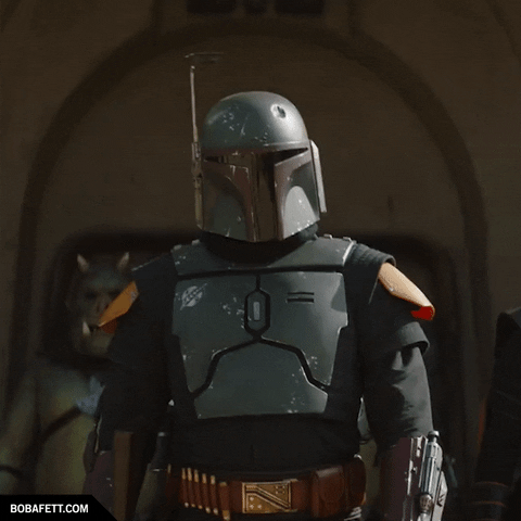 Walking Boba Fett GIF