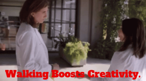 Walking Boosts Creativity GIF