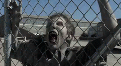Walking Dead Hungry Zombie GIF