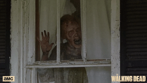 Walking Dead Season 8 Zombie Walker GIF