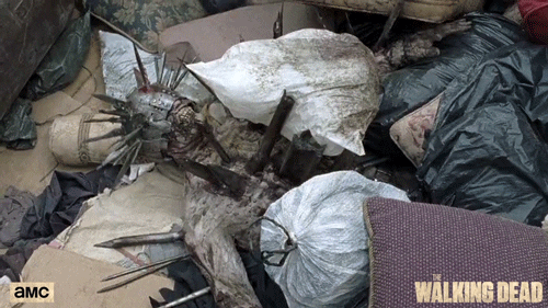 Walking Dead Season 8 Zombie GIF