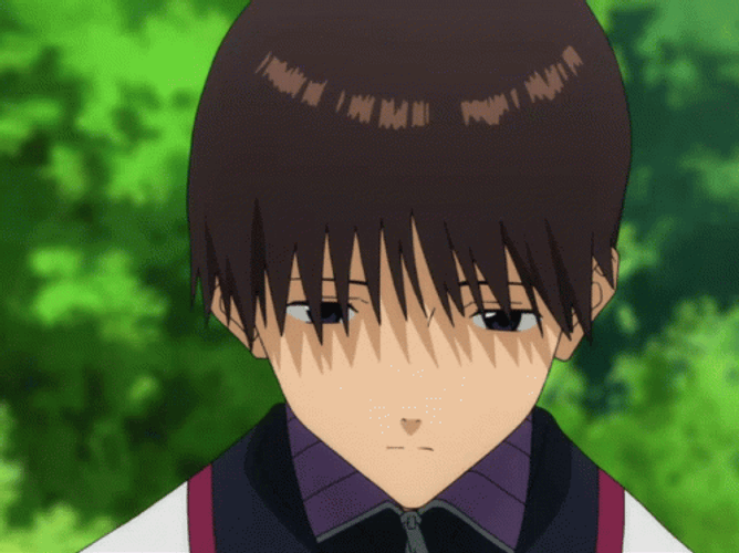 Walking Emotional Shinji GIF