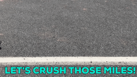 Walking Fast To Crush Those Miles GIF