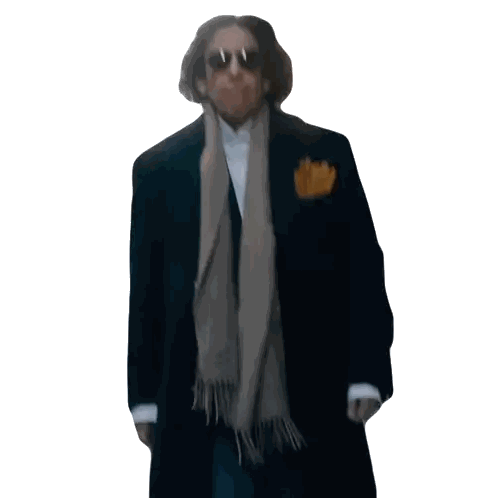 Walking Fran Lebowitz Sticker