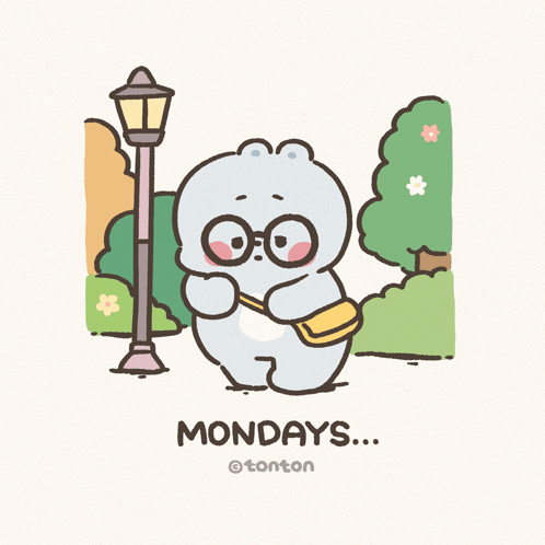 Walking Going To Work Even If Tired On Monday GIF
