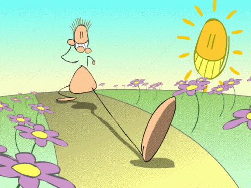 Walking On A Sunny Saturday GIF