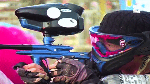 Walking Paintball Bad Aim GIF