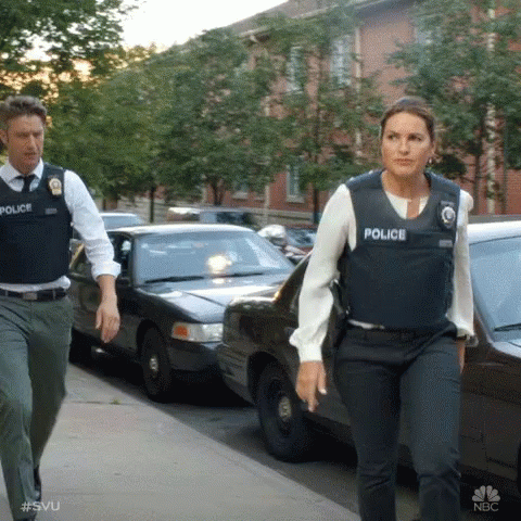 Walking Team Work Investigation GIF