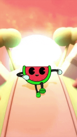 Walking Watermelon GIF