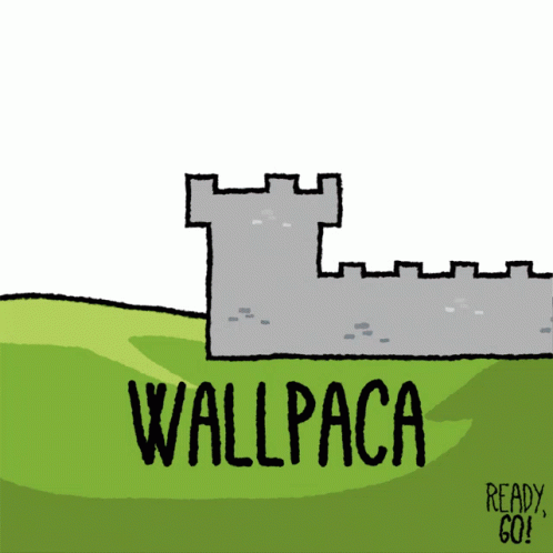 Wall Alpaca Guard GIF