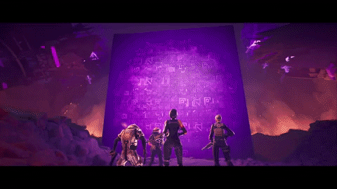 Wall Blocking Way Fortnite Meme GIF