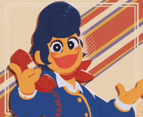 Wally Darling On The Telephone GIF