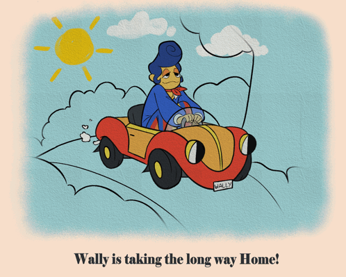 Wally Darling Taking The Long Way Home GIF