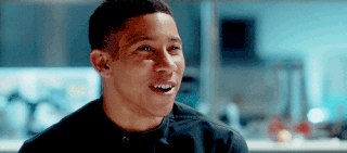 Wally West Keiynan Lonsdale Smiling GIF