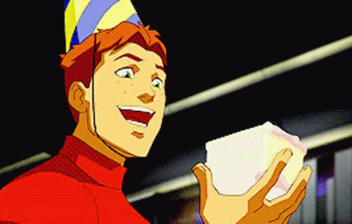 Wally West Kid Flash Eat Cupcakes GIF