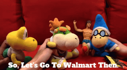 Walmart Funny Bowser Junior With Friends GIF