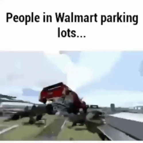 Walmart Funny Quick Car Parking GIF