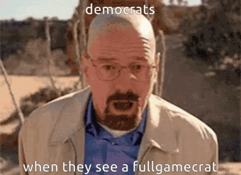 Walter White Falling Democrats Political Meme GIF
