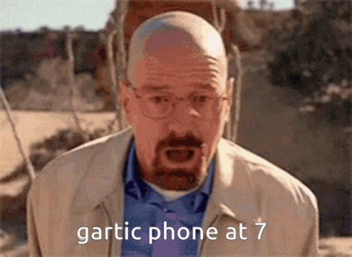 Walter White Falling Gartic Phone Dead Meme GIF