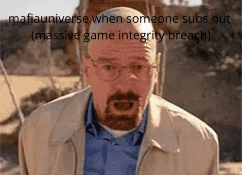 Walter White Falling Mafia Universe Meme GIF