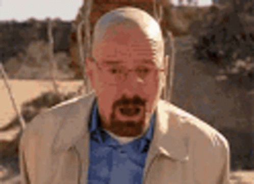 Walter White Falling White Light Passed Out GIF