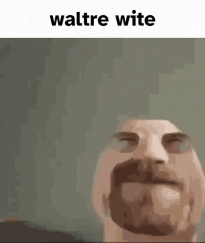 Walter White Glitch Video Game GIF
