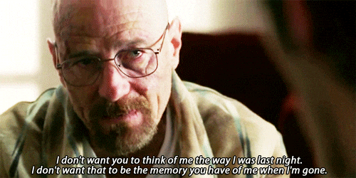 Walter White Meme Emotional Farewell Scene GIF