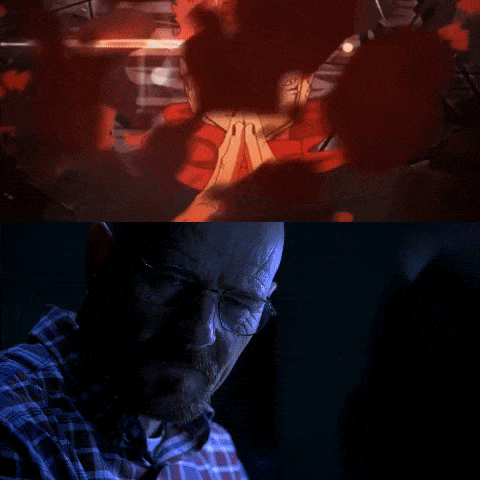 Walter White Meme Epic Face Off GIF