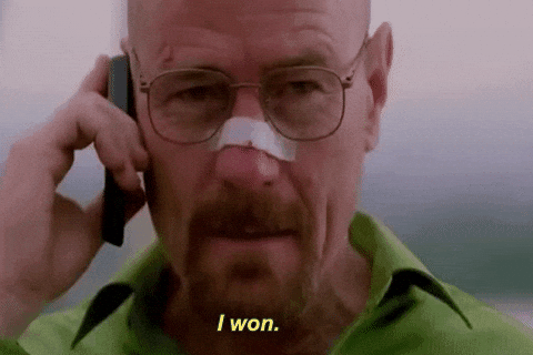 Walter White Meme Victory GIF