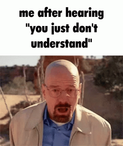 Walter White Reaction When Someone Don't Understand GIF