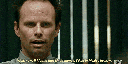 Walton Goggins I'd Be In Mexico By Now GIF