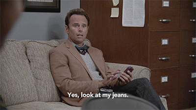 Walton Goggins Look At My Jeans GIF