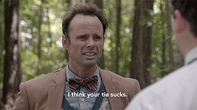 Walton Goggins Think Your Tie Sucks GIF
