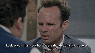 Walton Goggins Thought Of All That Power GIF