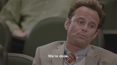Walton Goggins We're Done Smirk GIF