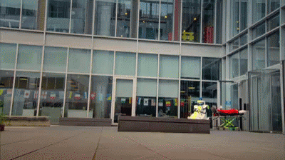 Hilarious Wambulance Wreaking Havoc GIF