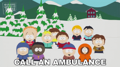 Eric Cartman Call Wambulance South Park GIF