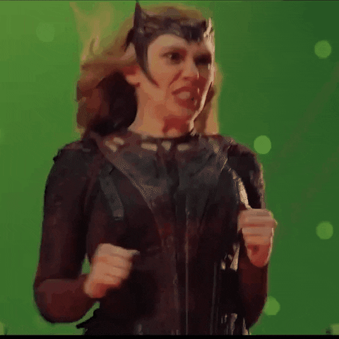 Wanda Maximoff Actress Screaming GIF