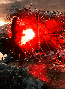 Wanda Maximoff Back To Back Attacks GIF