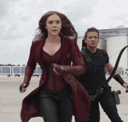 Wanda Maximoff Civil War GIF
