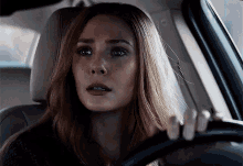 Wanda Maximoff Driving GIF