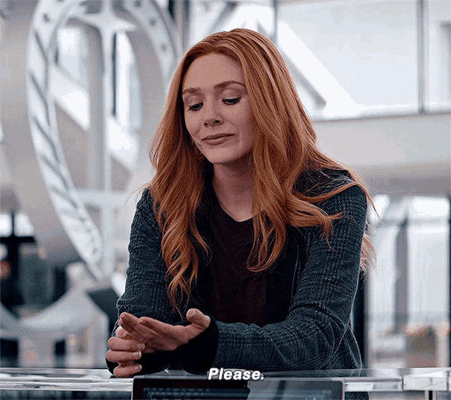 Wanda Maximoff Please Pretty Please Begging You GIF