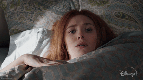 Wanda Maximoff Sleeping GIF