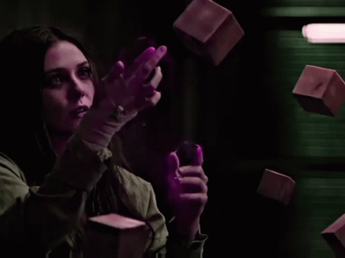 Wanda Maximoff Testing Power GIF