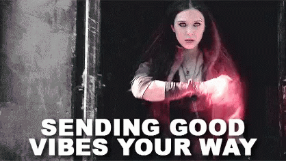 Wanda Olsen Sending Good Vibes GIF