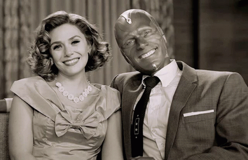 Wandavision And Vision Happy Couple GIF